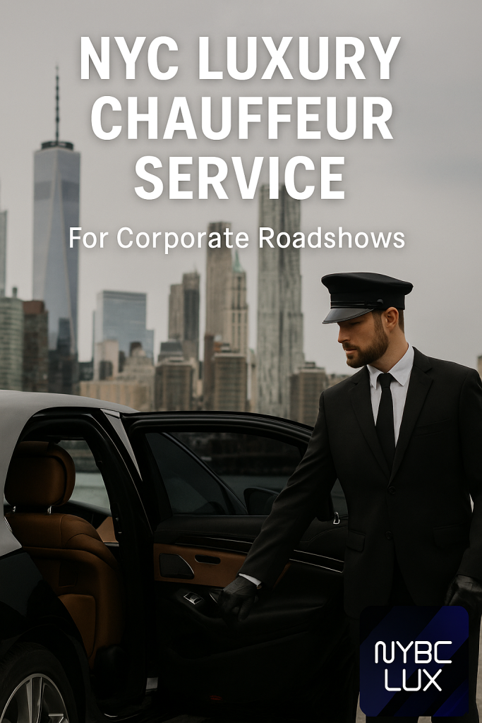 NYC Luxury Chauffeur Service for Corporate Roadshows by NYBC Lux