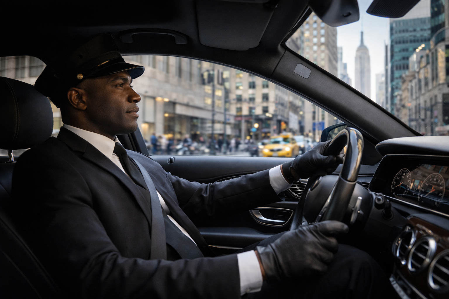 Professional Chauffeurs NYC providing safe, luxury, and efficient travel through New York City